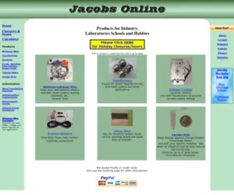 Jacobs-Online.biz(Products for Industry) Screenshot