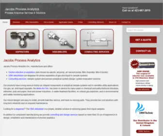 Jacobsanalytics.com(Process Analytical Services & Solutions) Screenshot