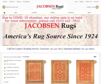 Jacobsenrugs.com(Jacobsen Oriental Rugs and Carpets) Screenshot