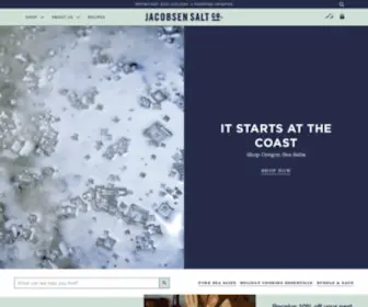 Jacobsensalt.com(Jacobsen Salt Co) Screenshot