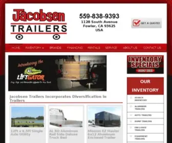 Jacobsentrailer.com(Big Tex Trailers in Fowler) Screenshot