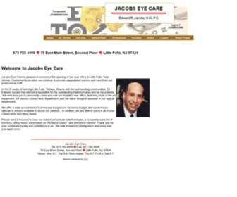 Jacobseyecare.com(Jacobs Eye Care) Screenshot