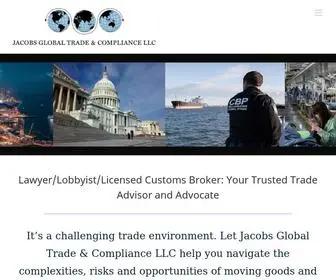 JacobsGlobaltrade.com(Jacobs Global Trade & Compliance LLC) Screenshot