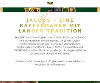 Jacobskaffee.de(Jacobs Kaffee) Screenshot