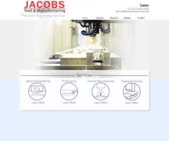 Jacobsmachining.com(CNC Machining) Screenshot