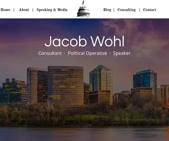 Jacobwohl.org(Jacob Wohl Official Website) Screenshot