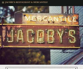 Jacobysaustin.com(Jacoby's Restaurant & Mercantile Austin) Screenshot