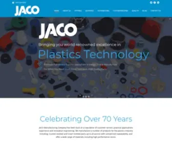 Jacomfg.com(JACO Plastics Manufacturing and Molding) Screenshot