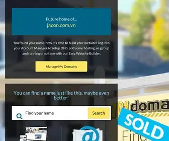 Jacon.com.vn(Domain Name Registration) Screenshot