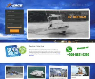 Jacotransfers.com(Jaco transfers) Screenshot