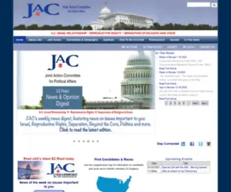 JacPac.org(Joint Action Committee for Political Affairs) Screenshot