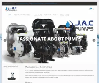 JacPumps.co.za(J.A.C Pumps) Screenshot