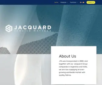 Jacquard-Textile.com(Jacquard Textile Group) Screenshot