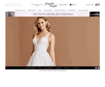 Jacquelinbridals.ca(Jacquelin Bridals Canada) Screenshot