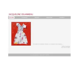 Jacquelinejouanneau.com(Artiste peintre) Screenshot