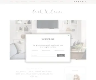 Jacquelynclark.com(Interior design & lifestyle blog) Screenshot