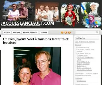 Jacqueslanciault.com(Pour devoir de m) Screenshot