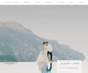 Jacquicole.com(Luxury Wedding Photographer) Screenshot