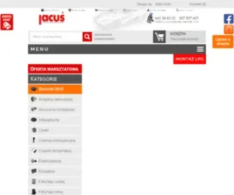 Jacus.pl(Sklep internetowy JACUŚ LPG) Screenshot
