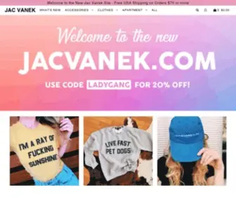 JacVanek.com(Jac Vanek) Screenshot