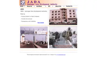 Jada.org.in(Jamnagar Area Development Authority) Screenshot