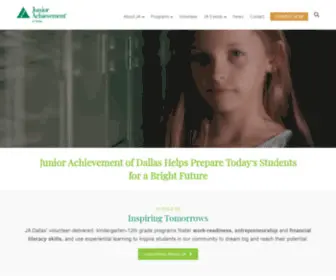 Jadallas.org(Junior Achievement of Dallas) Screenshot