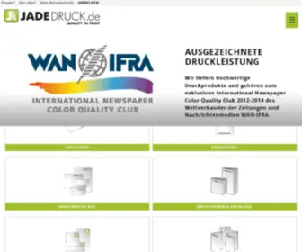 Jade-Online-Druckerei.de(Die Online Druckerei) Screenshot