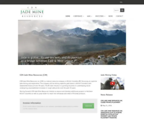 Jade.com(Nephrite Jade Mining Company) Screenshot