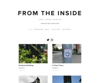Jadeannahughes.com(From The Inside) Screenshot