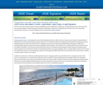 Jadecondossunnyisles.com(Jade Condos Sunny Isles) Screenshot