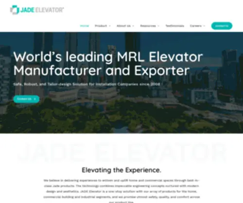 Jadeelevator.com(Jade Elevator) Screenshot