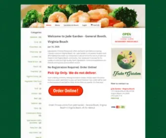 Jadegardenchineseva.com(Order Chinese online from Jade Garden) Screenshot