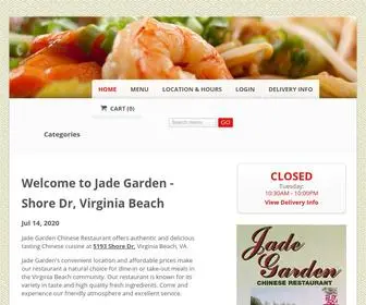 Jadegardenshoredr.com(Order Chinese online from Jade Garden) Screenshot