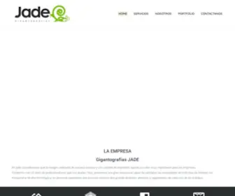 Jadegigantografias.com.ar(Gigantografias, rotulacion, carteles, corporeos, impresion en Cordoba, Argentina) Screenshot