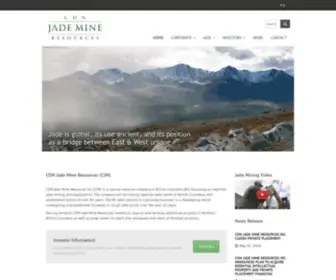 Jademineresources.com(Nephrite Jade Mining Company) Screenshot