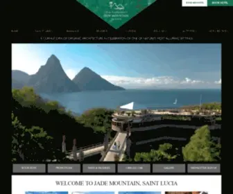 Jademountain.com(Jade Mountain St Lucia) Screenshot