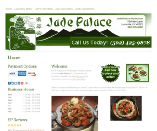 Jadepalacelouisville.com(Jade palace) Screenshot