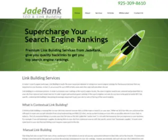 Jaderank.com(Link Building Services) Screenshot