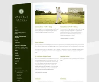 Jadesuntaichi.com(Jade Sun School of Tai Chi and Qi Gong) Screenshot
