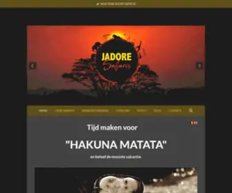 Jadoresafaris.be(Ontdek de spectaculaire hoogtepunten van Tanzania tijdens een wild avontuur op safari met JADORE SAFARIS) Screenshot