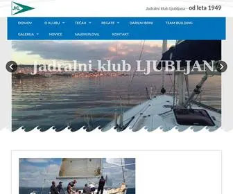 Jadralni-Klub.si(Jadralni klub Ljubljana) Screenshot