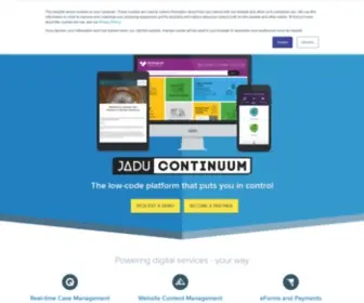 Jadu.co.uk(Homepage – Jadu) Screenshot