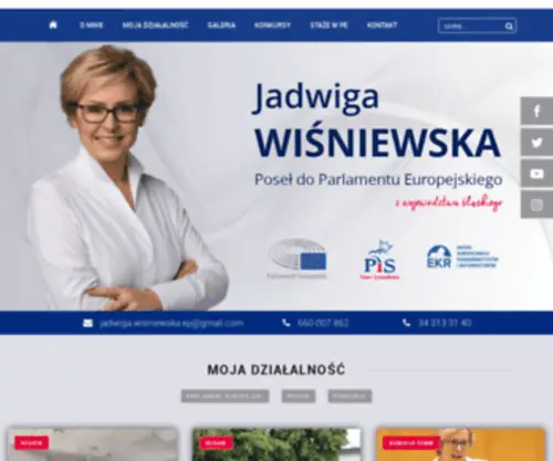 Jadwigawisniewska.pl(Jadwiga Wiśniewska) Screenshot