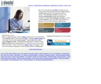 Jadworks.com(A complete enterprise and hosting solution for your company's website) Screenshot