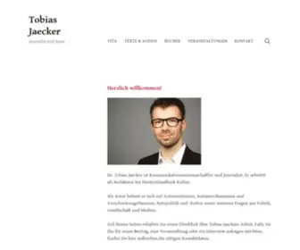 Jaecker.com(Tobias Jaecker) Screenshot