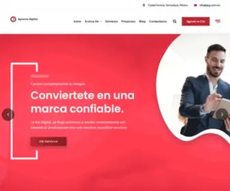 Jaeg.com.mx(Agencia de Marketing Digital) Screenshot