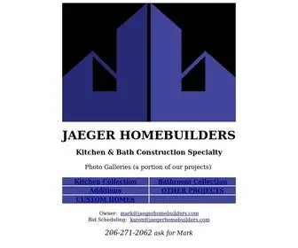 Jaegerhomebuilders.com(Jaeger Homebuilders) Screenshot