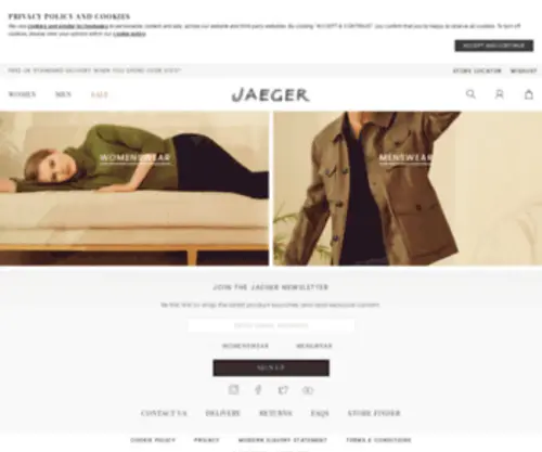 Jaegeroutlet.com(British Fashion) Screenshot
