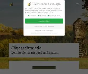 Jaegerschmiede.de(Die jägerschmiede begleitet dich auf deinem weg zum jagdschein. alle infos zur jagdausbildung) Screenshot