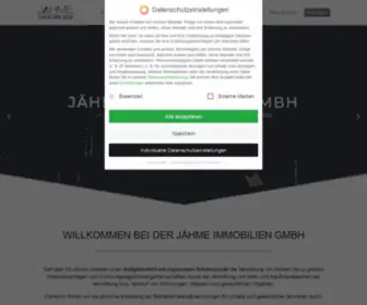 Jaehme-Immobilien.de(Startseite) Screenshot